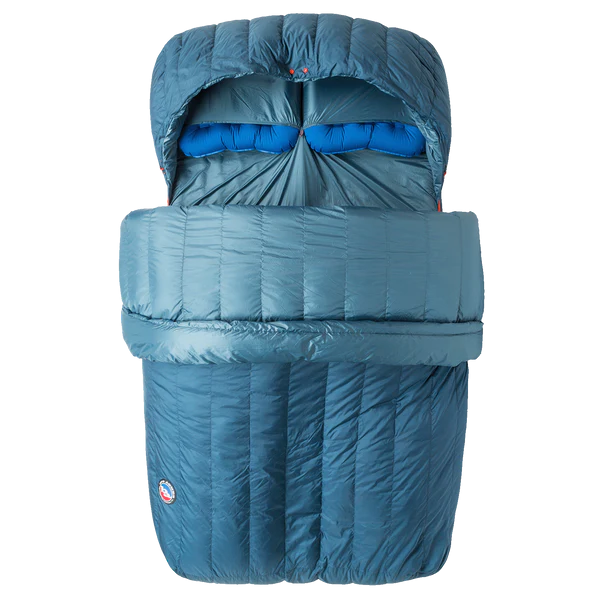 Double down sleeping outlet bag