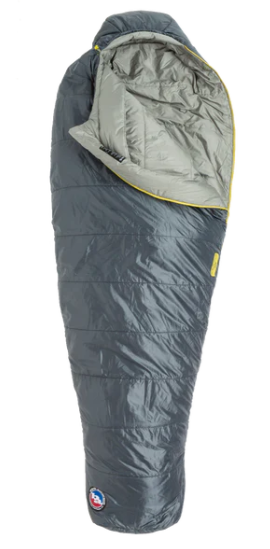 Big Agnes Anthracite 30 -1c Synthetic Fill Sleeping Bag