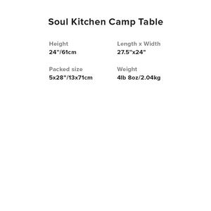 Big Agnes Soul Kitchen Camp Table