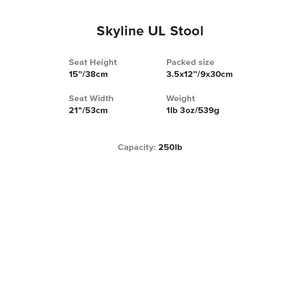 Big Agnes Skyline UL Stool