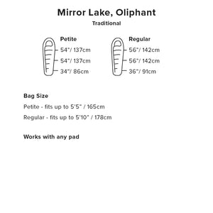 Big Agnes Mirror Lake -7degC Down Sleeping Bag, Reg, RH